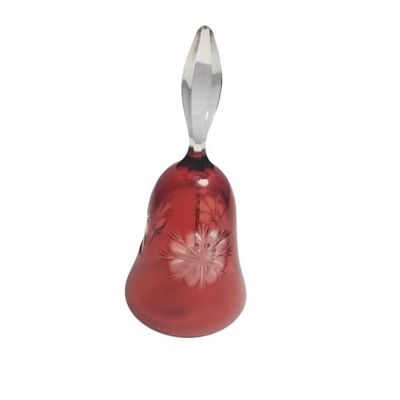 Caesar Crystal Bohemaie Red Bell - Picture 1 of 7